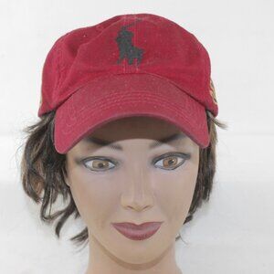 Polo Ralph Lauren MCMLXVII Big Horse #3 Red Adjustable Hat Cap